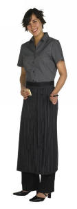 11628 Dameskjorte med just�rbare �rmer 50/50% polyester/bomuld, 140 g/m2 HVID  LYS BL�=164