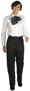 D2700 Dameskjorte faconsyet 33/62/5% polyester/bomuld/lycra HVID  SAND=101