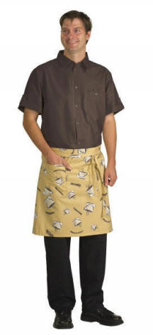 FH21371 Skjorte unisex med brystlomme og fold-op �rmer 30/70% nylon/bomuld, 155 g/m2 XS - XXXL=164
