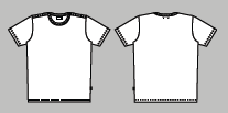 H0700/ 100 % bom. T-shirt interlock S - XXL 100% bomuld, 210 g/m2 NAVY LYSEBL� HVID SAND SORT KOKSGR� R�D =069