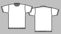 H1500/ 100 % bom T-shirt med korte �rmer S - 4XL 100% k�mmet, forkrympet bomuld, 175 g/m2