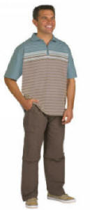 FH0900/ 40/60 % p/b Herre polo T-shirt med lynl�s XS - 3X 40/60% polyester/bomuld, 220 g/m2 SAND/TURKIS/GR�N