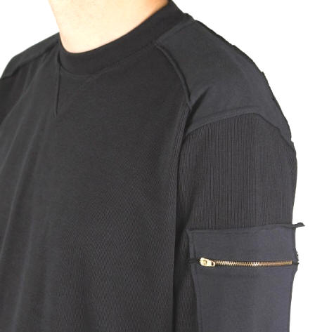 FH1100/ 40/60 % p/b Sweatshirt med �rmelomme XS - 3XL40/60% polyester/bomuld, 210 g/m2 OCEAN NAVY