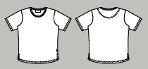 FD0100/ 40/60 % p/b Dame T-shirt med rund hals XS - 3XL 40/60% polyester/bomuld, 220 g/m2 LYSEBL� BORDEAUX =069
