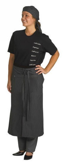 FH0700/ 100 % bom. T-shirt med �Caf� Latte� tryk XS -L 3XL 100% bomuld, 220 g/m2 SORT SAND MOCCA