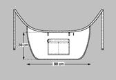 31821 Forkl�de med lommer 65/35% polyester/bomuld, 210 g/m2