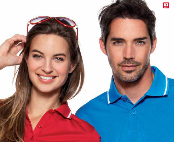 Poloshirts fra ID® Identity holder faconen, på farven og tåler hårdt daglig brug