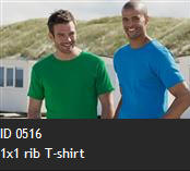 ID 0516 1x1 rib T-shirt