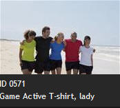 ID 0571 Game Active T-shirt, lady
