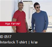 ID 0517 Interlock T-shirt | k/�