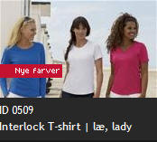 ID 0509 Interlock T-shirt | l�, lady
