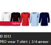 ID 0313 PRO wear T-shirt | 3/4-�rmer