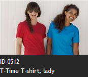 ID 0512 T-Time T-shirt, lady