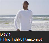ID 0511 T-Time T-shirt | lang�rmet