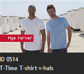 ID 0514 T-Time T-shirt v-hals