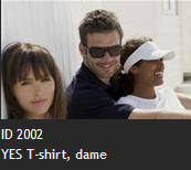 ID 2002 YES T-shirt, dame
