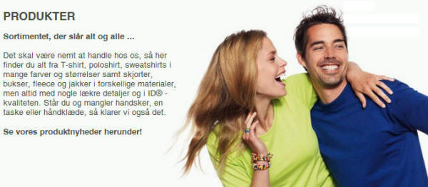 Kampagne t-shirt fra ID-line - Profilbeklædning der skaber identitet.