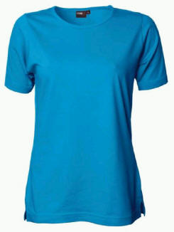 T-TIME t-shirt. Dess.: 069210512 T-shirt med rund hals, smal halsrib og slids i siden