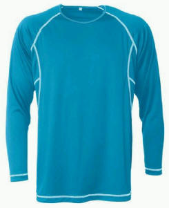 GAME Active T-shirt. Dess.: 069220586 Funktionel t-shirt med smarte flatlock-stikninger i kontrastfarve og lange ærmer