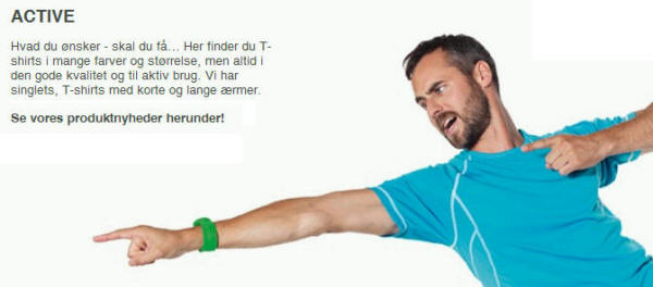 Game active t-shirt t-shirt fra ID-line - Profilbeklædning der skaber identitet.