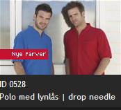 ID 0528 Polo med lynl�s | drop needle