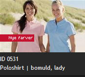ID 0531 Poloshirt | bomuld, lady