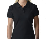 2002 T-shirt Tight basic lady T-shirt med rund hals