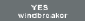 Se YES windbreakerjakker her
