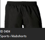 ID 0404 Sports-/klubshorts