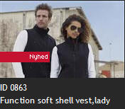 ID 0863 Function soft shell vest,lady