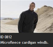 ID 0812 Microfleece cardigan windb.