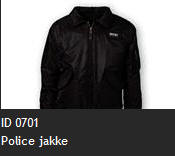 ID 0701 Police jakke