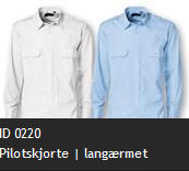 ID 0220 Pilotskjorte | lang�rmet