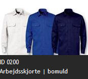 ID 0200 Arbejdsskjorte | bomuld