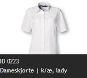 ID 0223 Dameskjorte | k/�, lady