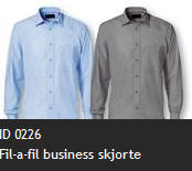 ID 0226 Fil-a-fil business skjorte