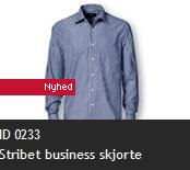 ID 0233 Stribet business skjorte
