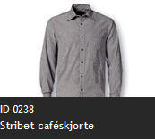 ID 0238 Stribet caf�skjorte
