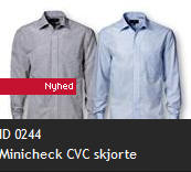 ID 0244 Minicheck CVC skjorte