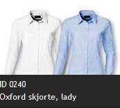 ID 0240 Oxford skjorte, lady