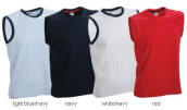 Light blue/navy - navy - white/navy - red - Slim Fit Sleeveless