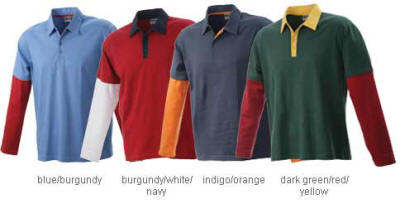 Blue/burgundy - burgundy/white/navy - indigo/orange - dark green/red/yellow