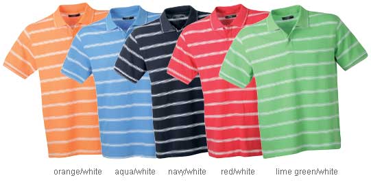 Piqu� Polo Striped
