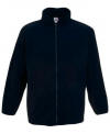 Micro fleece jakke m/gennemg�ende lynl�s
