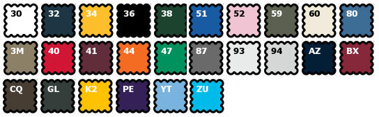 Value-t Dess. 61-036-0 - farver
