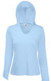 Lady-Fit Lightweight Hooded T