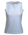 Dame stretch t-shirt uden �rmer
