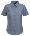 Dame-fit kort�rmet oxford skjorte