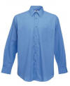 Herre lang�rmet poplin skjorte