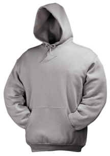 Farvekort for hættesweatshirt fra Fruit of the Loom.